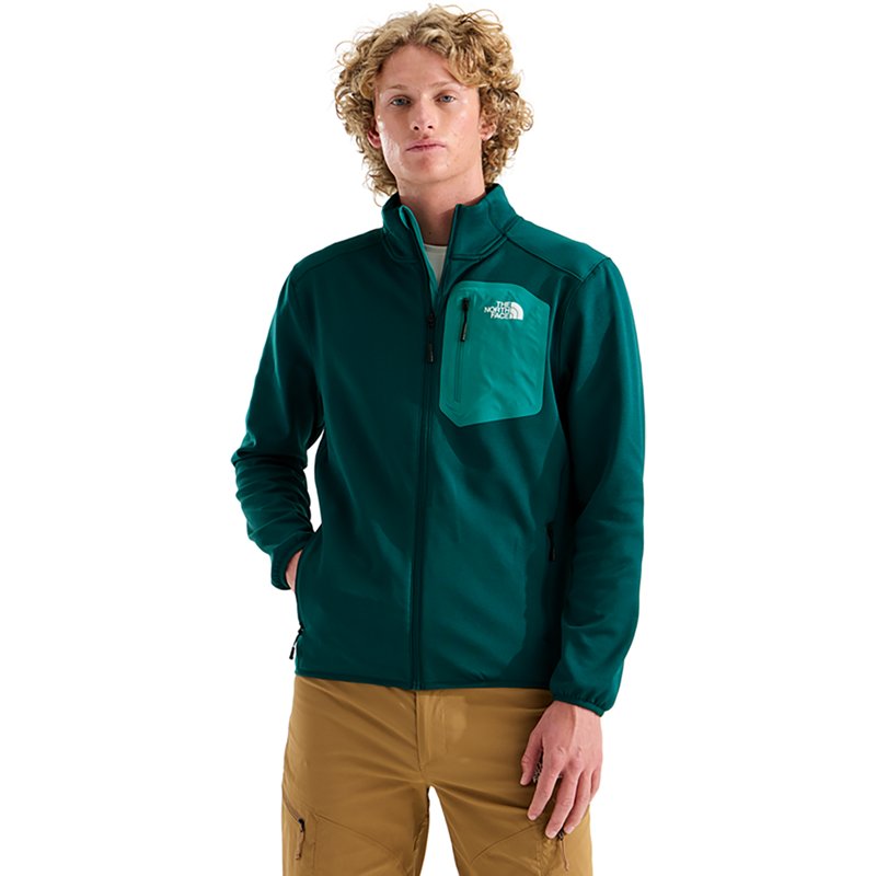 The North Face Men’s Crest Full Zip Jacket (Size: Medium): Pacific Teal/Black