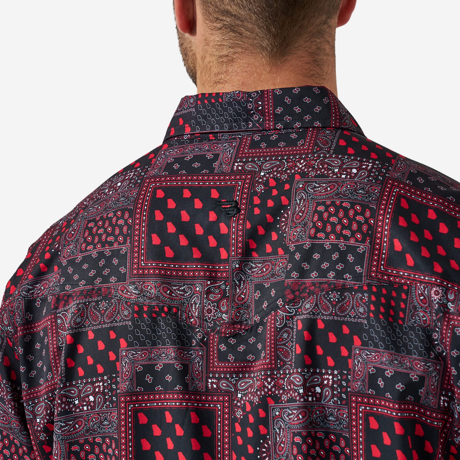 Burlebo Men's Georgia Performance Short Sleeve Western Shirt - view number 4