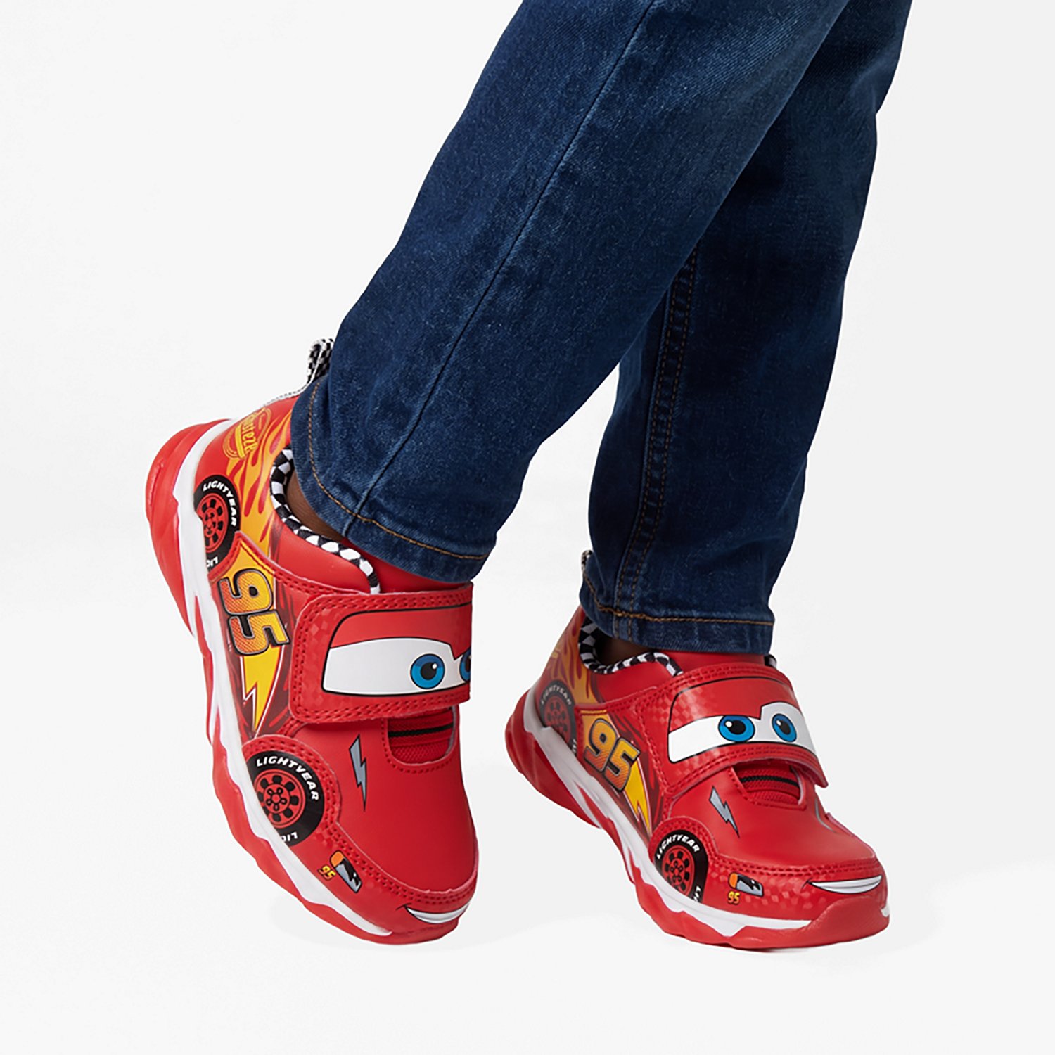 Disney Pixar Toddler Boys' Lightning McQueen Cool Light-Up Shoes - view number 7