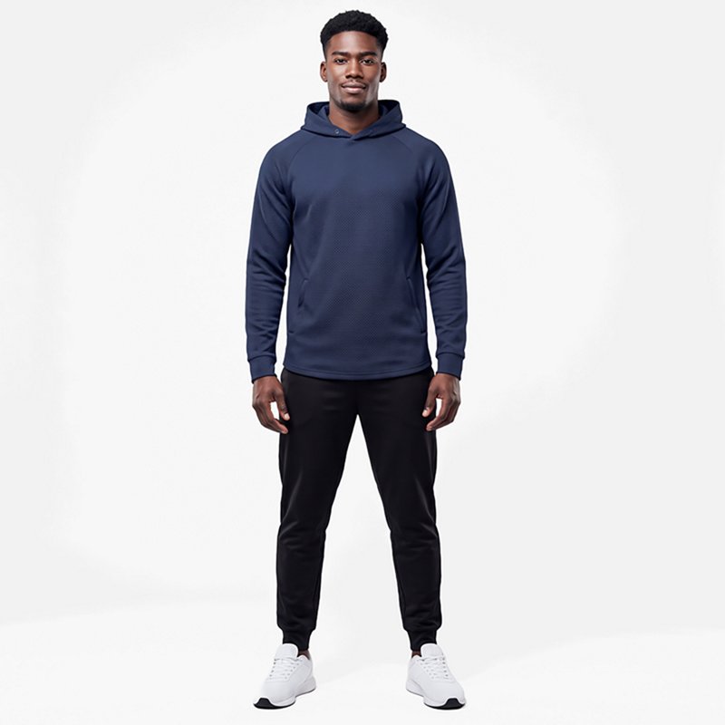 Swannies Men's Camden Golf Hoodie, Medium, Navy Blue