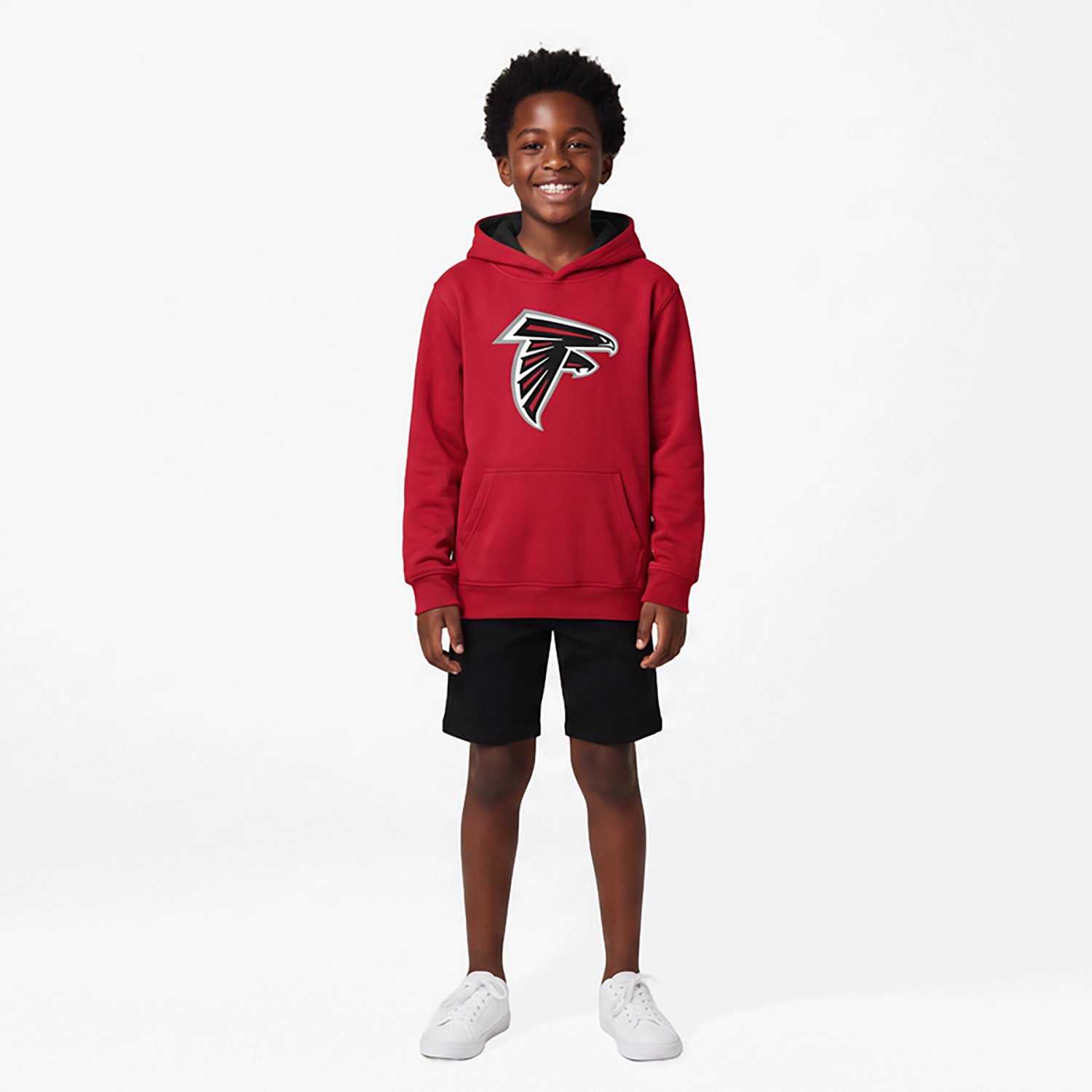 Outerstuff Kids' Atlanta Falcons Prime Pullover Fleece Hoodie