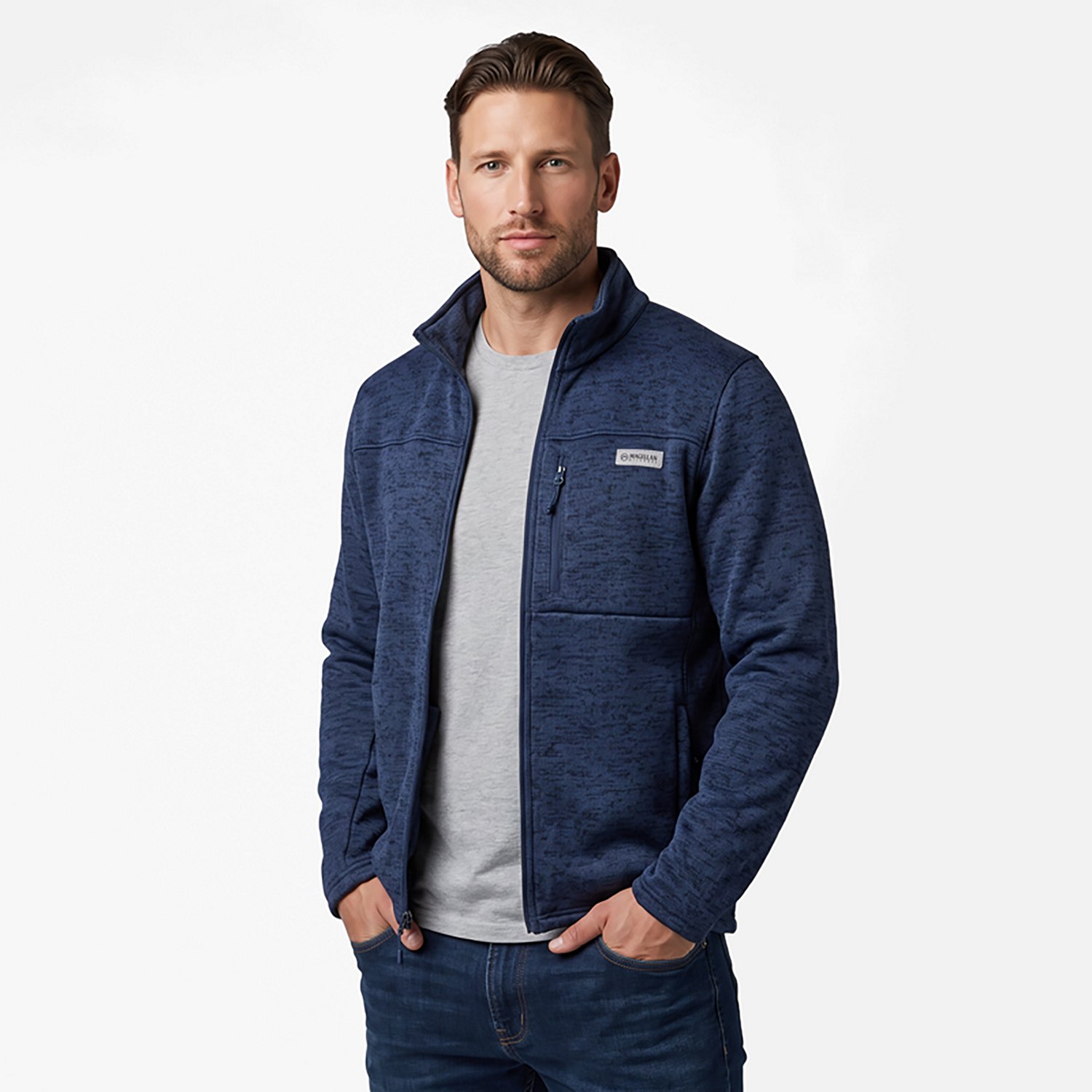 Magellan Outdoors Men's Campfire Sweater Fleece Jacket