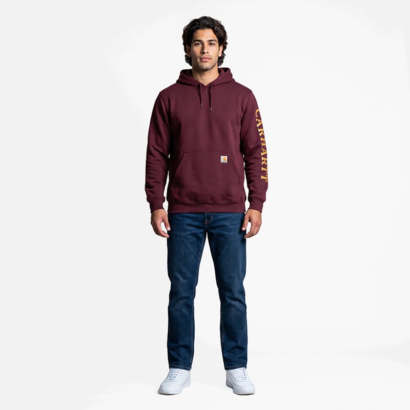 Carhartt Men's Paxton 1889 Graphic Sweatshirt | Purple | Small