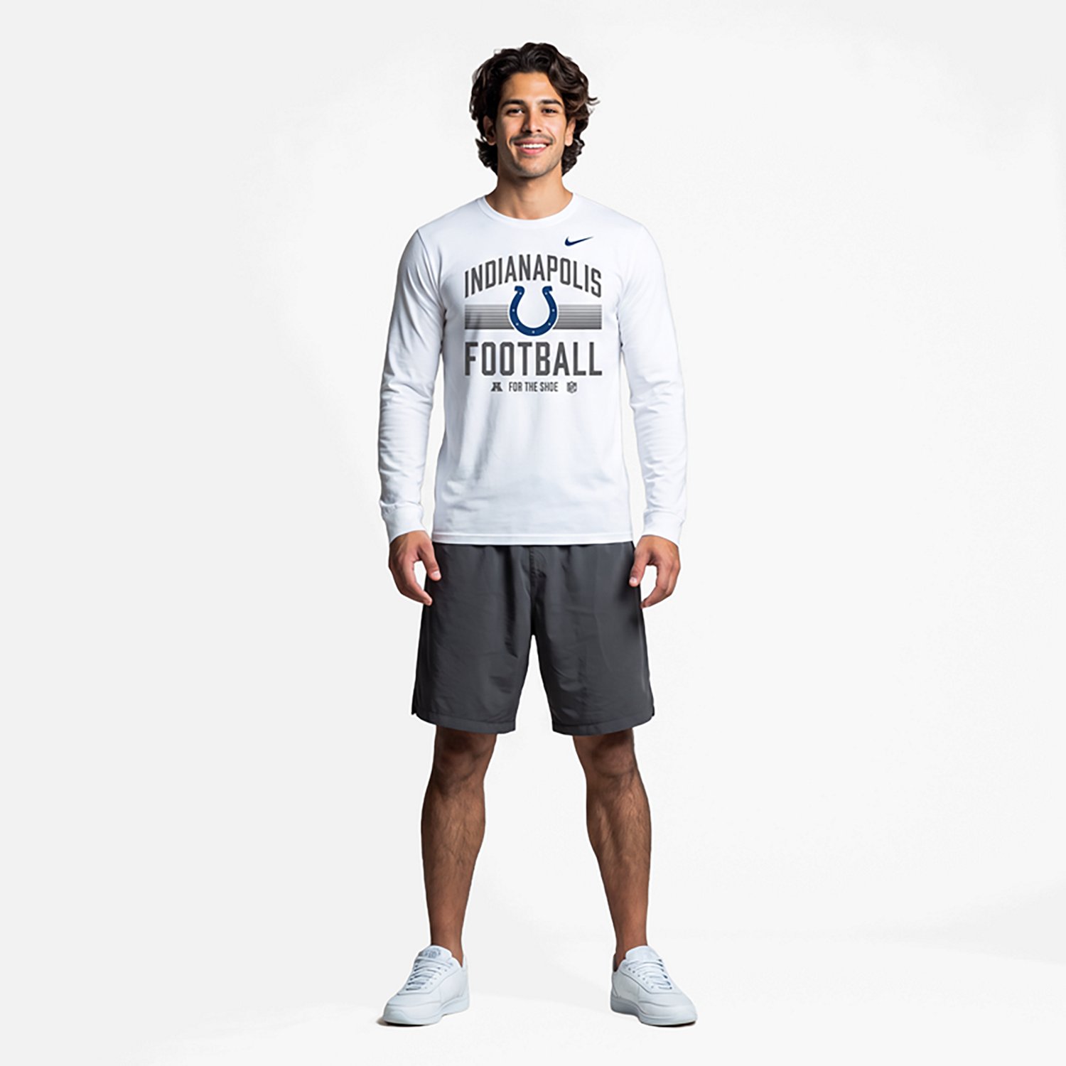 Nike Men's Indianapolis Colts Essential Always Prepared Long Sleeve Graphic T-shirt