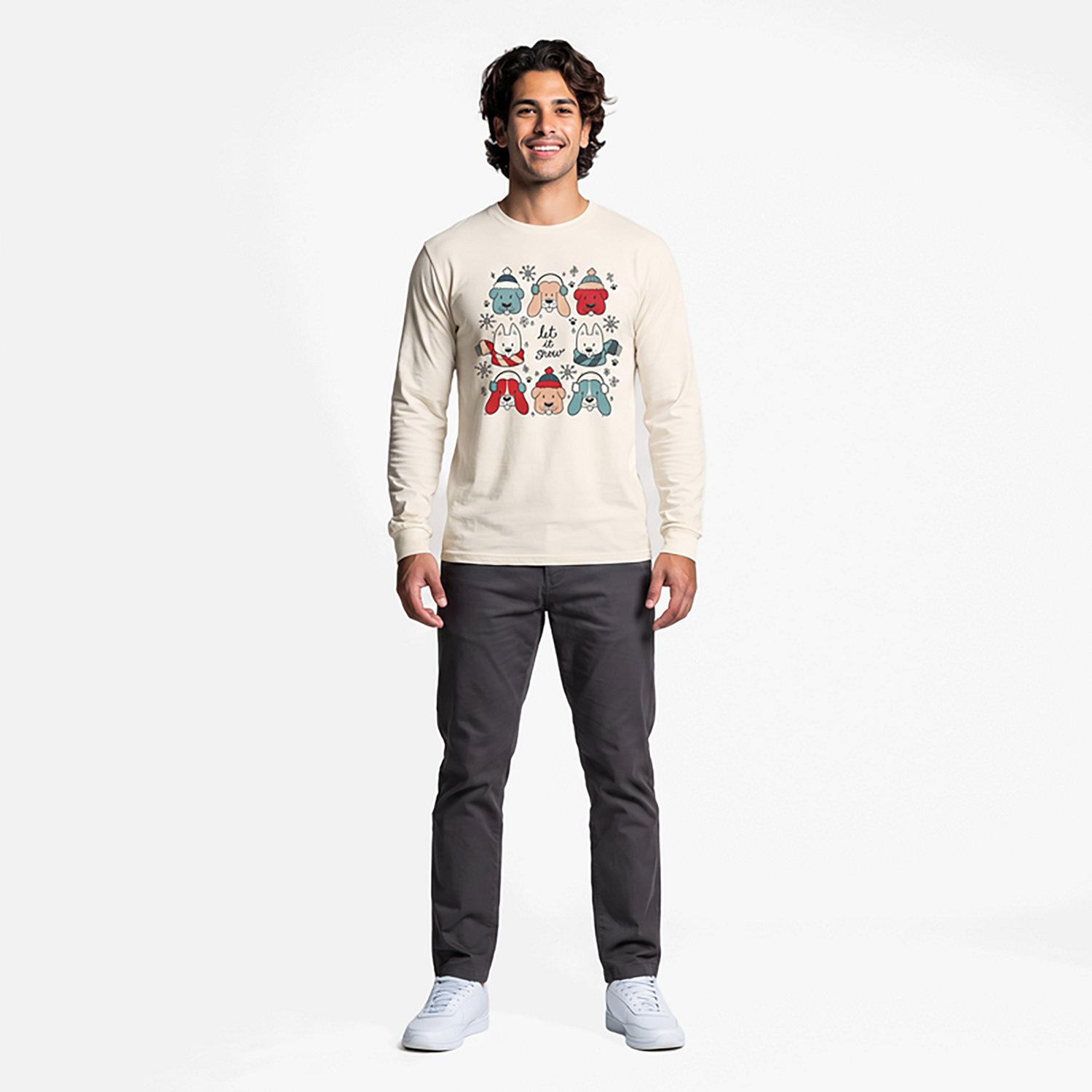St. Jude's Children's Hospital Adults' Let It Snow Dogs Long Sleeve T-shirt