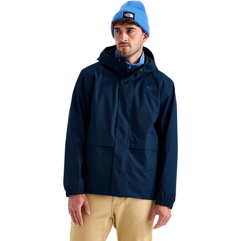 The North Face Men’s Dryvent™ Field Waterproof Jacket (Size: Medium): Summit Navy