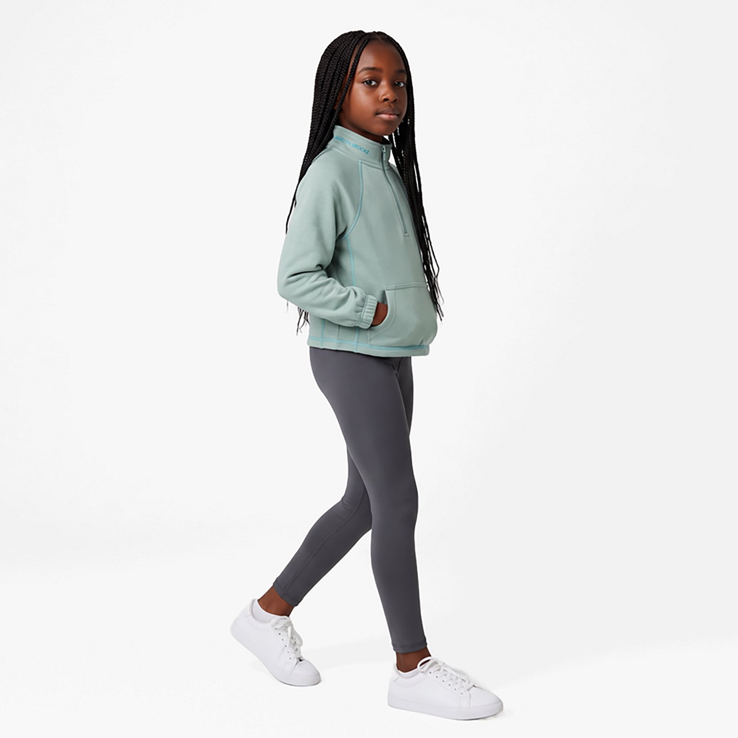 Jadelynn Brooke Girls' 365 Stitched Fleece 1/4 Zip Pullover - view number 2