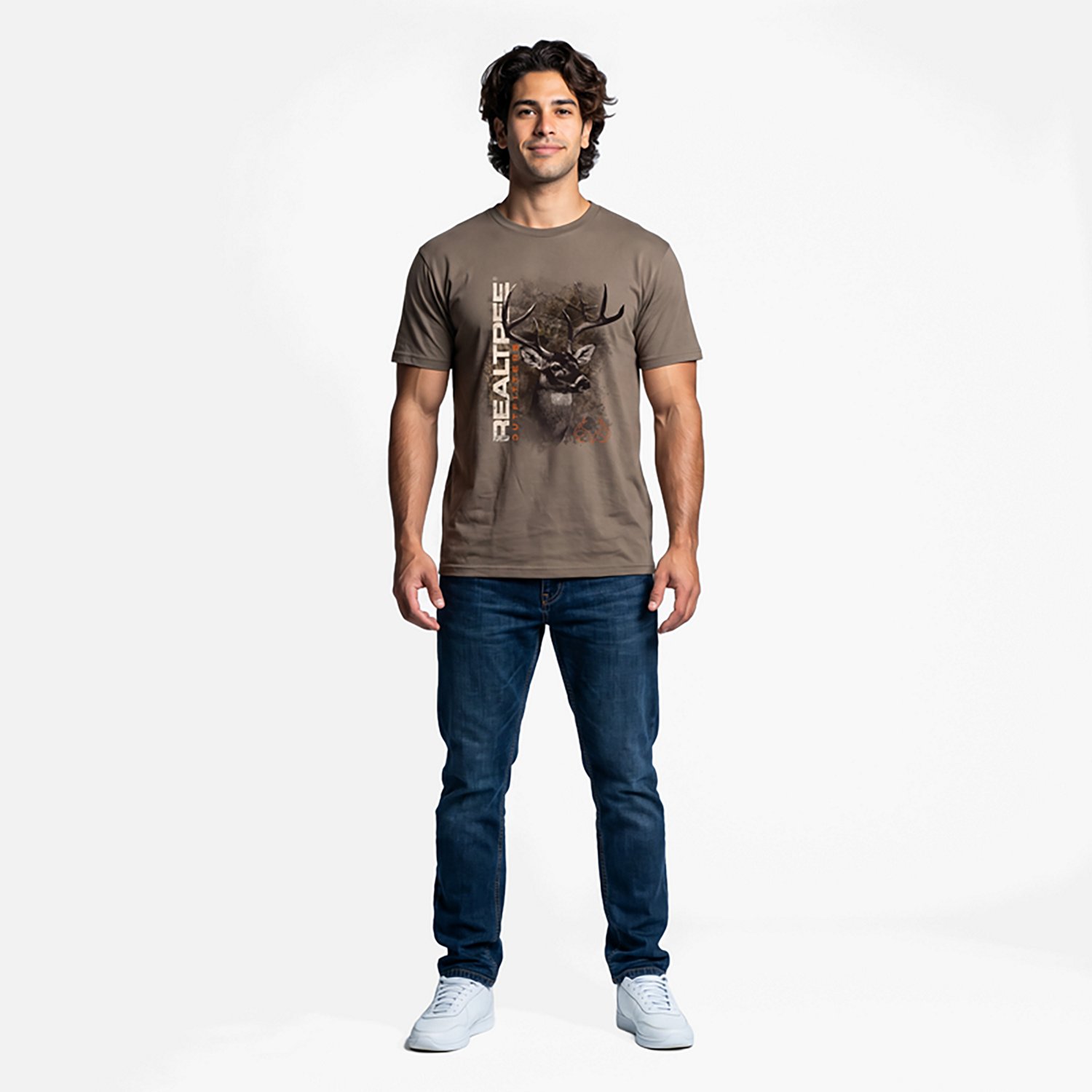 Realtree Outfitters Men's Apx Deer Profile T-shirt