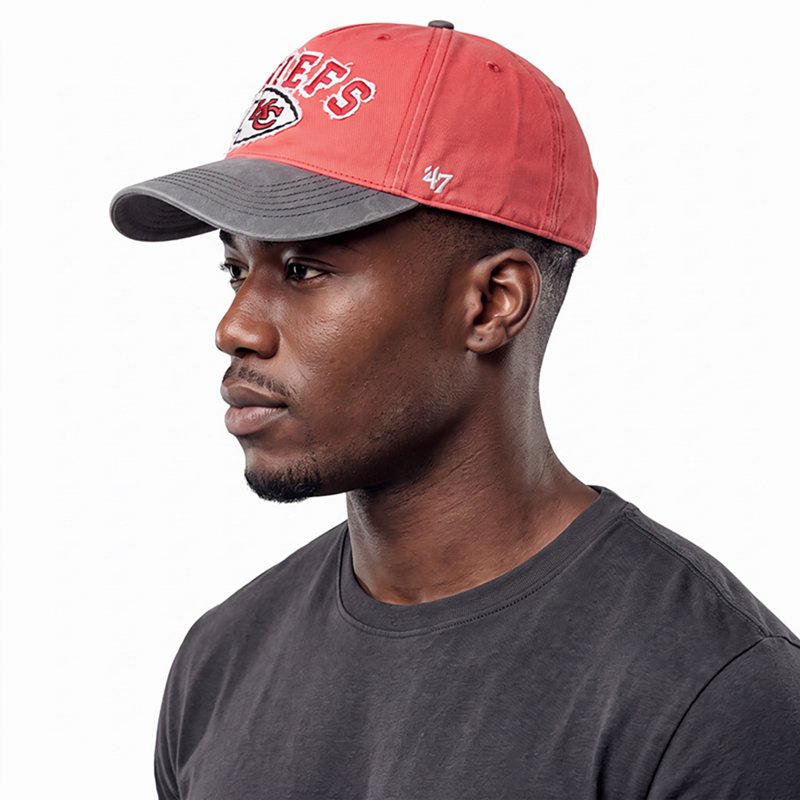 '47 Brand Men's Kansas City Chiefs Retro Well-Worn Calderwood Hitch Baseball Cap - Red