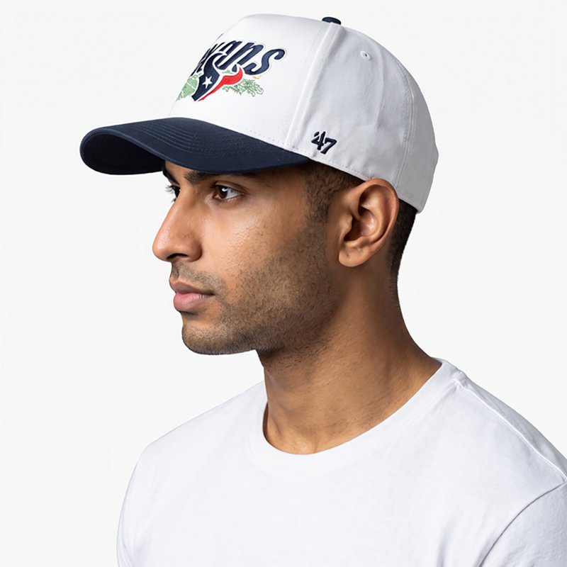 Men's '47 Cream Houston Texans  Enfield Hitch Adjustable Hat