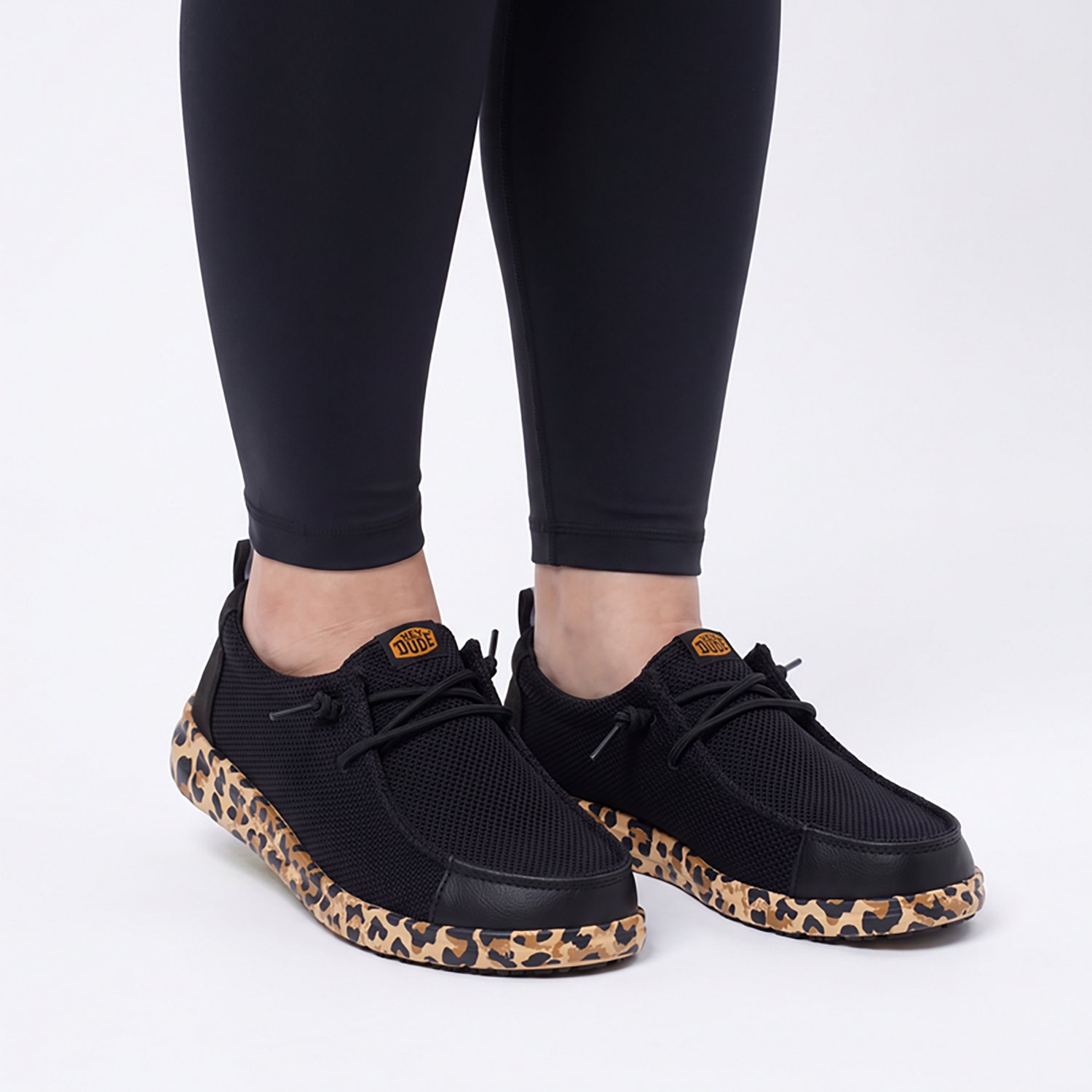 HEYDUDE Women's Wendy Work CE Leopard Work Shoes - view number 7