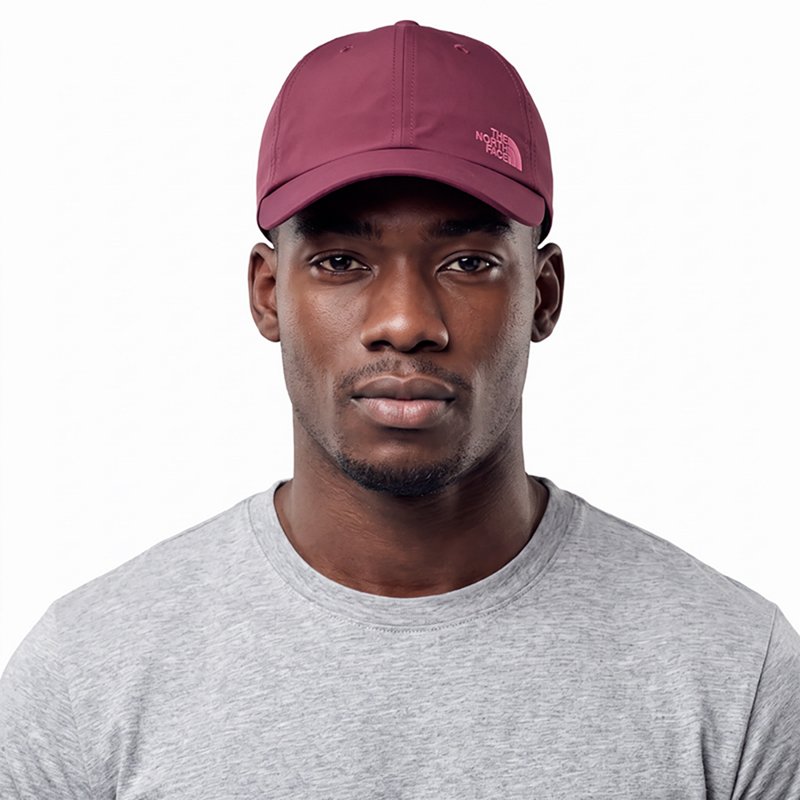 The North Face Never Stop Hat: Burgundy Crush