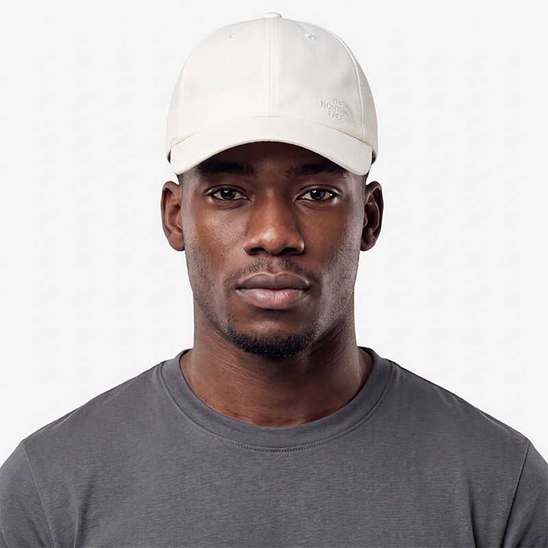 The North Face Never Stop Hat: White Dune