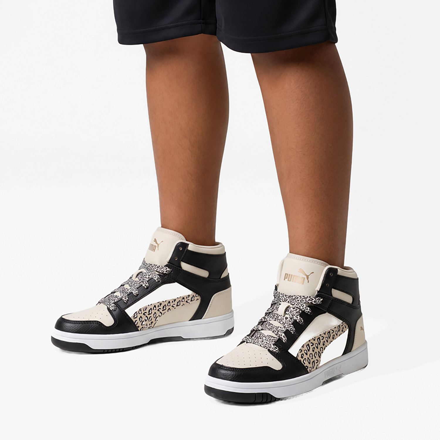 PUMA Kids' Rebound LayUp Animal Basketball Shoes - view number 7