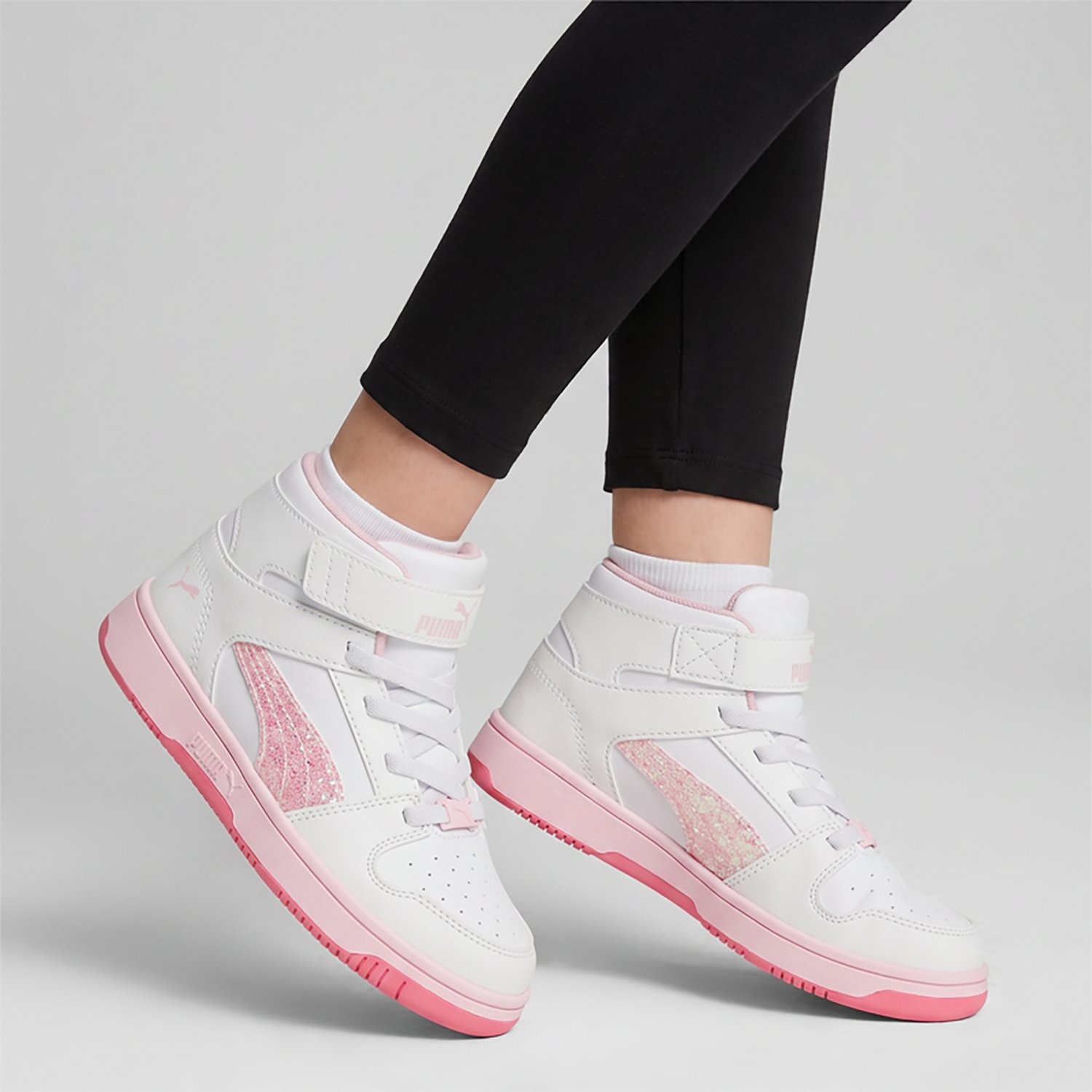 PUMA Kids' Rebound Layup Two Tone V Shoes - view number 7