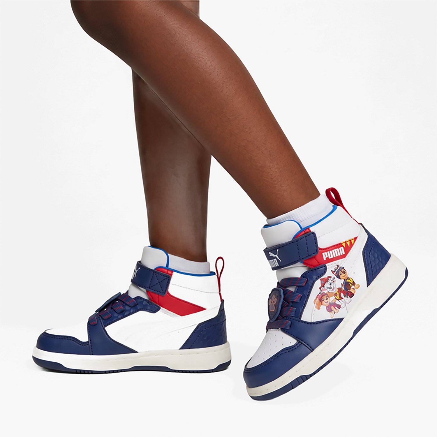PUMA Toddlers' Rebound V6 Mid PAW Patrol Shoes - view number 8