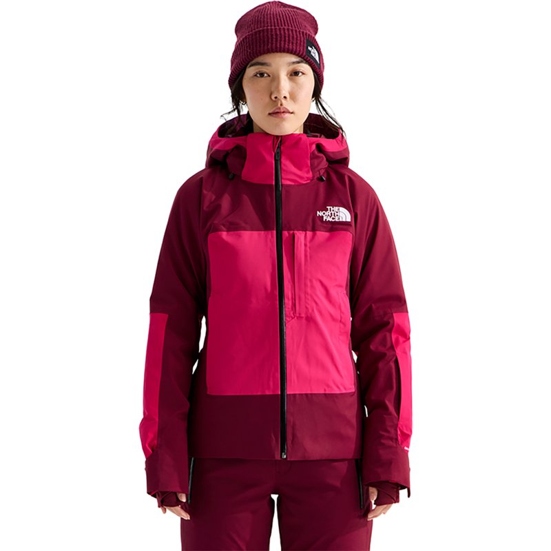 The North Face Women’s Lenado Waterproof Jacket (Size: XXL): Lali Guran / Burgundy Crush