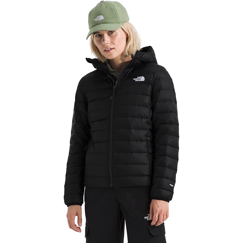 The North Face Women’s Classic Down Hooded Water-Repellent Jacket (Size: Medium): Black