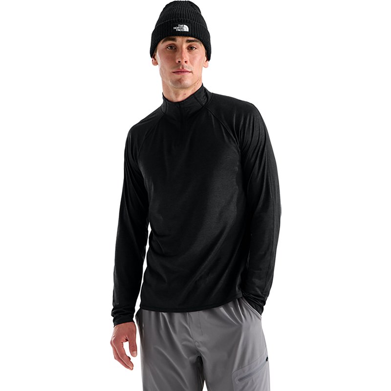 The North Face Men’s Dynamic ¼ Zip (Size: Medium): Black Dark Heather