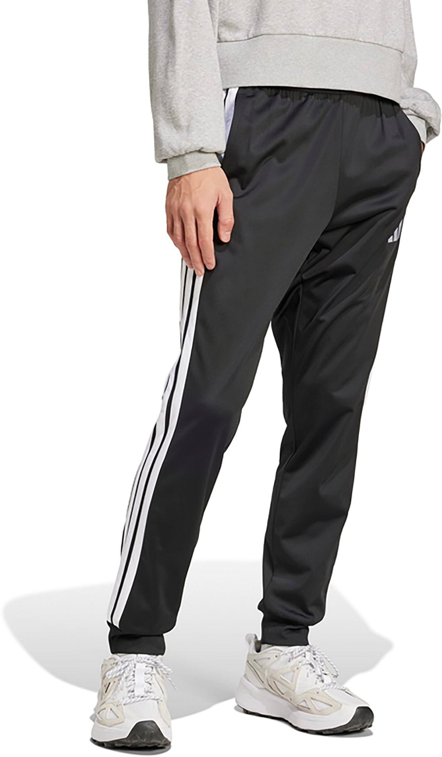 adidas Men's 3-Stripes Tricot Regular Tapered Track Pants - view number 3