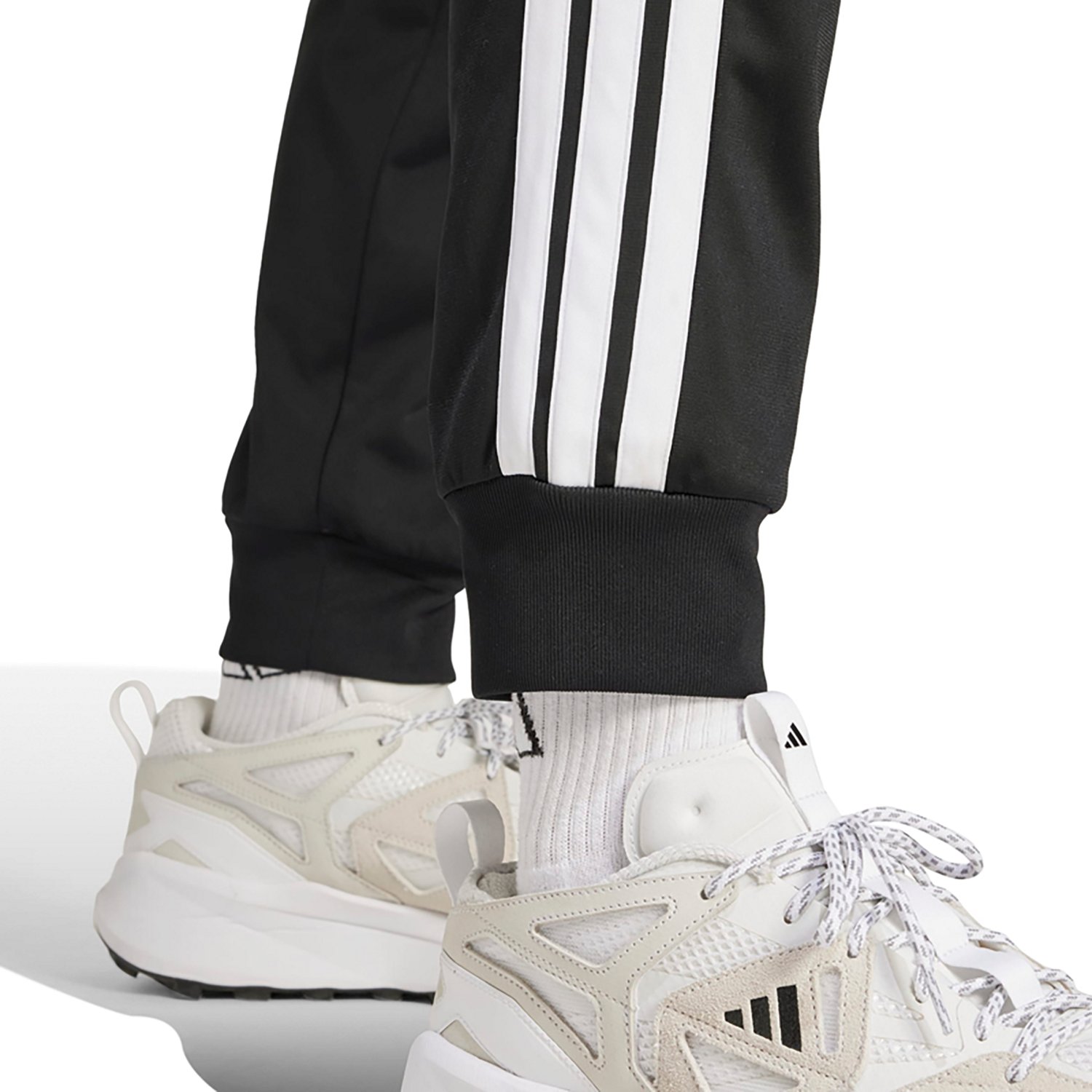 adidas Men's 3-Stripes Tricot Regular Tapered Track Pants - view number 5