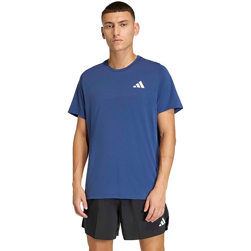 adidas Men's Regular-Fit Running T-Shirt - Tech Indigo