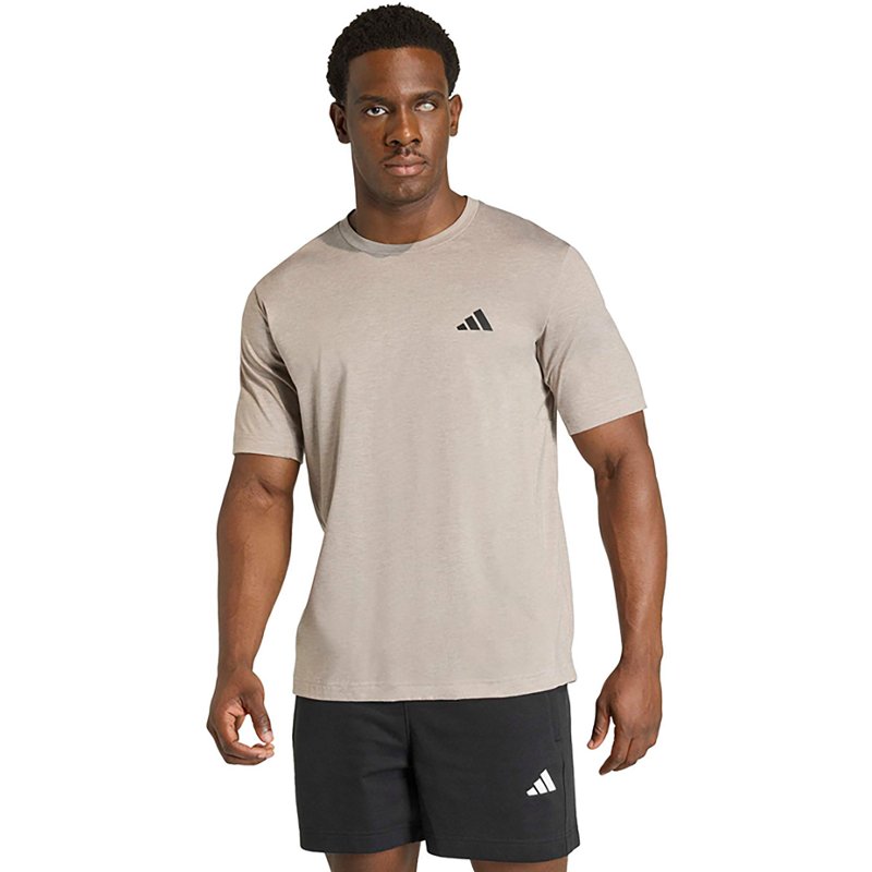 adidas Men's Workout Essentials Feelready T-Shirt in Medium Grey Heather Size: Large