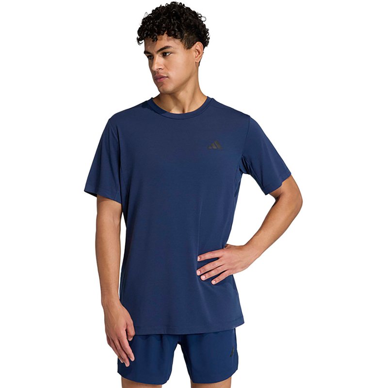adidas Men's Designed for Training Essentials T-Shirt, Medium, Night Indigo