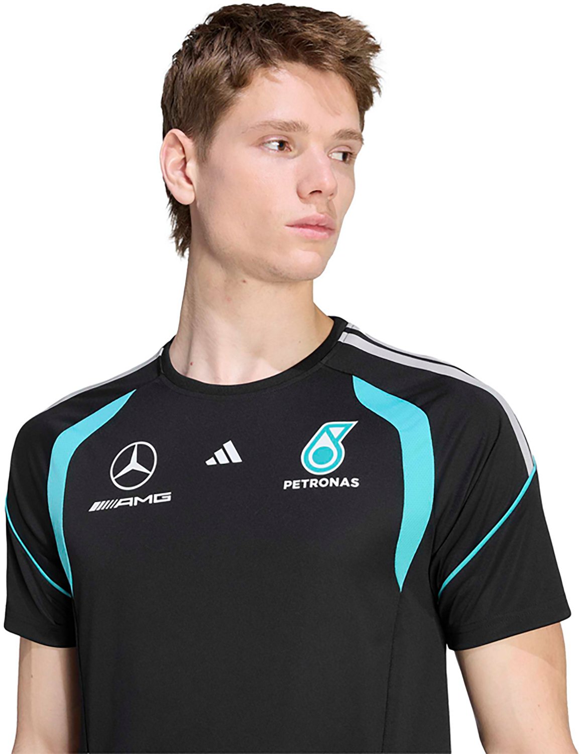 adidas Men's Mercedes-AMG Petronas Formula One Team Mechanics Jersey ...