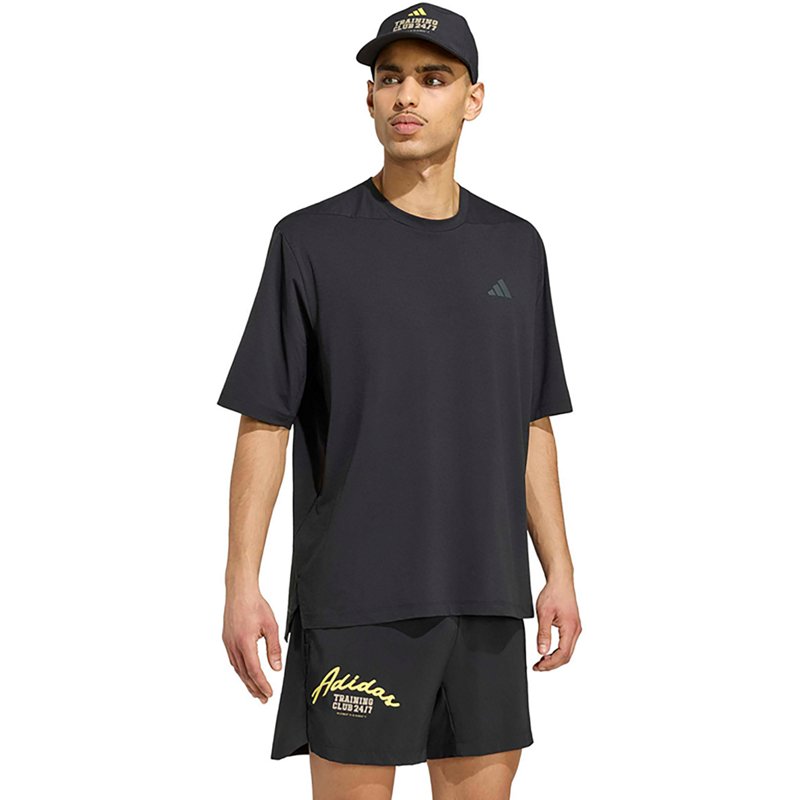adidas Men's Essentials Workout Graphics Training T-Shirt - Black