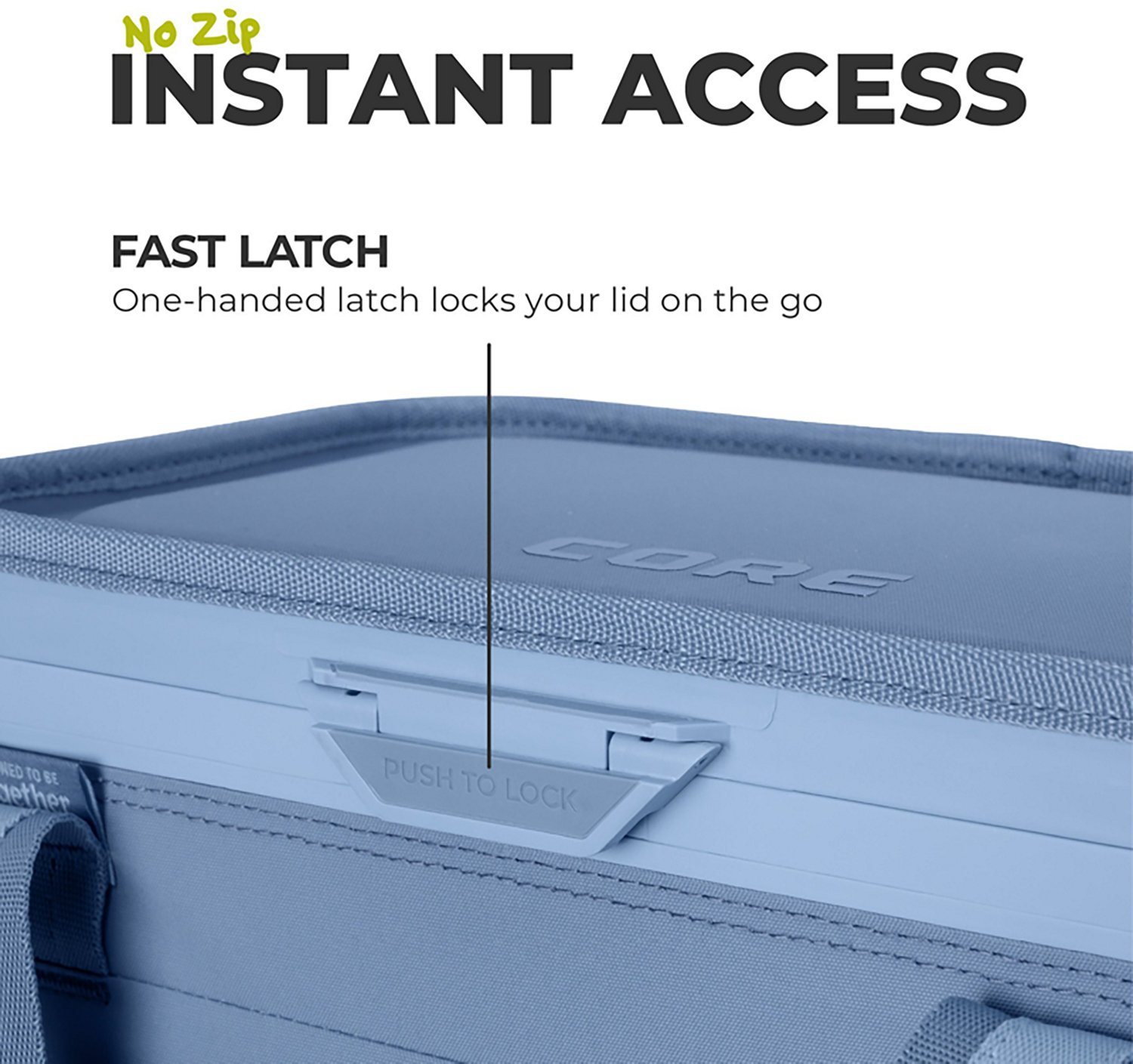 CORE 12 Can FlipBack No-Zip Magnetic Lid Cooler | Academy