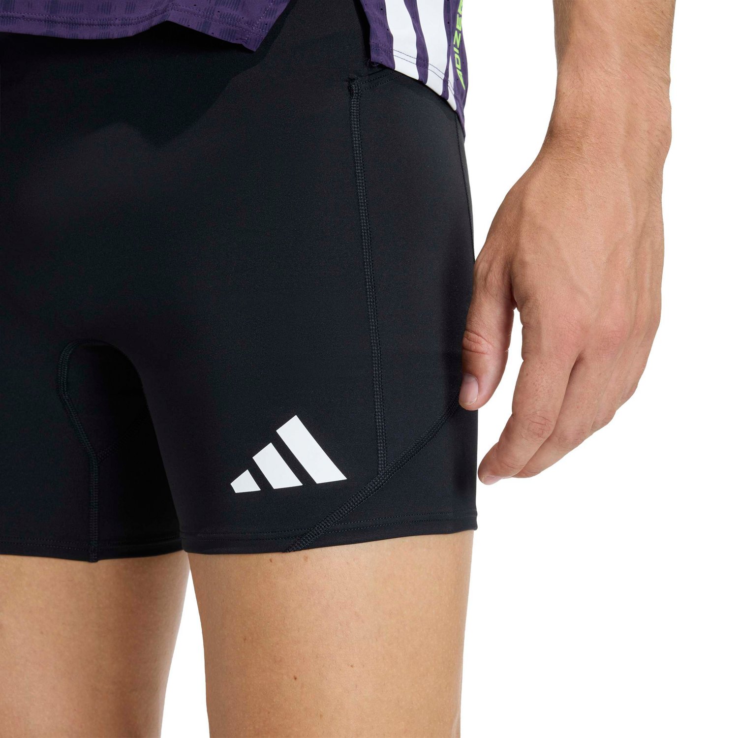 adidas Men's Adizero Running Short Pocket Tights - view number 5
