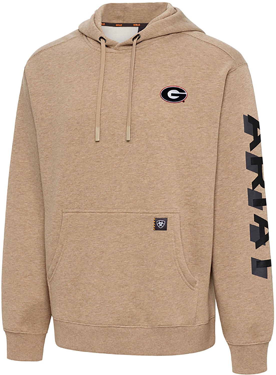 Antigua Men's University of Georgia Ariat Rebar Lightweight Logo Hoodie ...