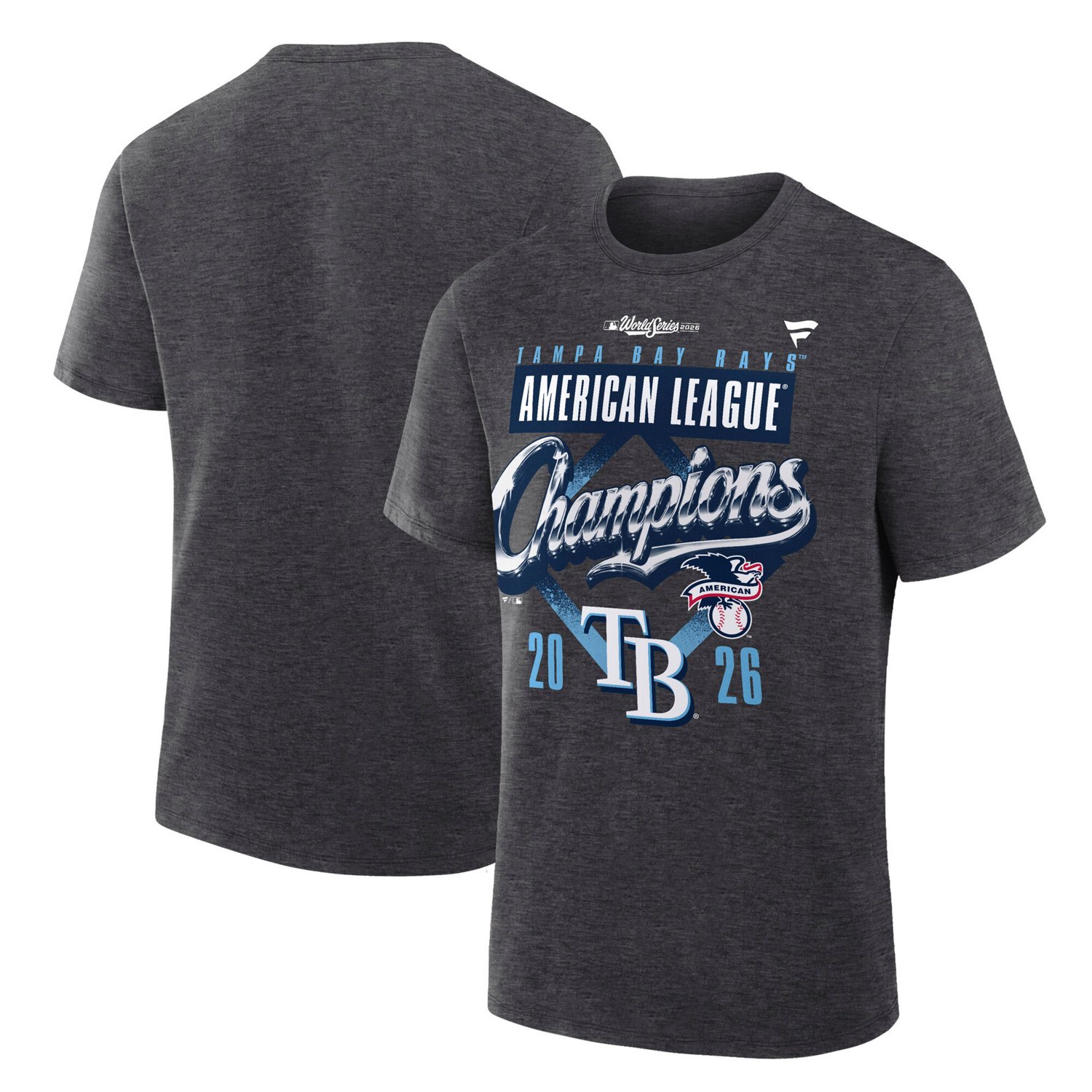 Fanatics Men's Tampa Bay Rays 2026 World Series Bound Locker Room Short Sleeve T-Shirt - view number 3