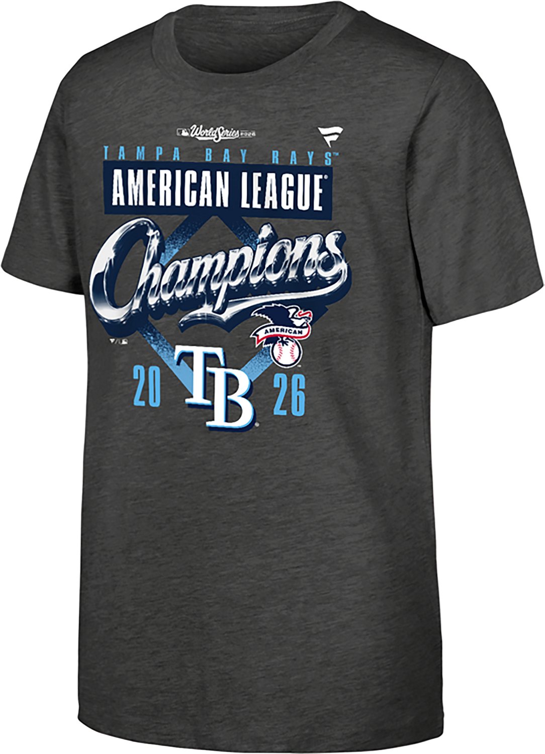 Fanatics Kids' Tampa Bay Rays 2026 World Series Bound Locker Room T-shirt