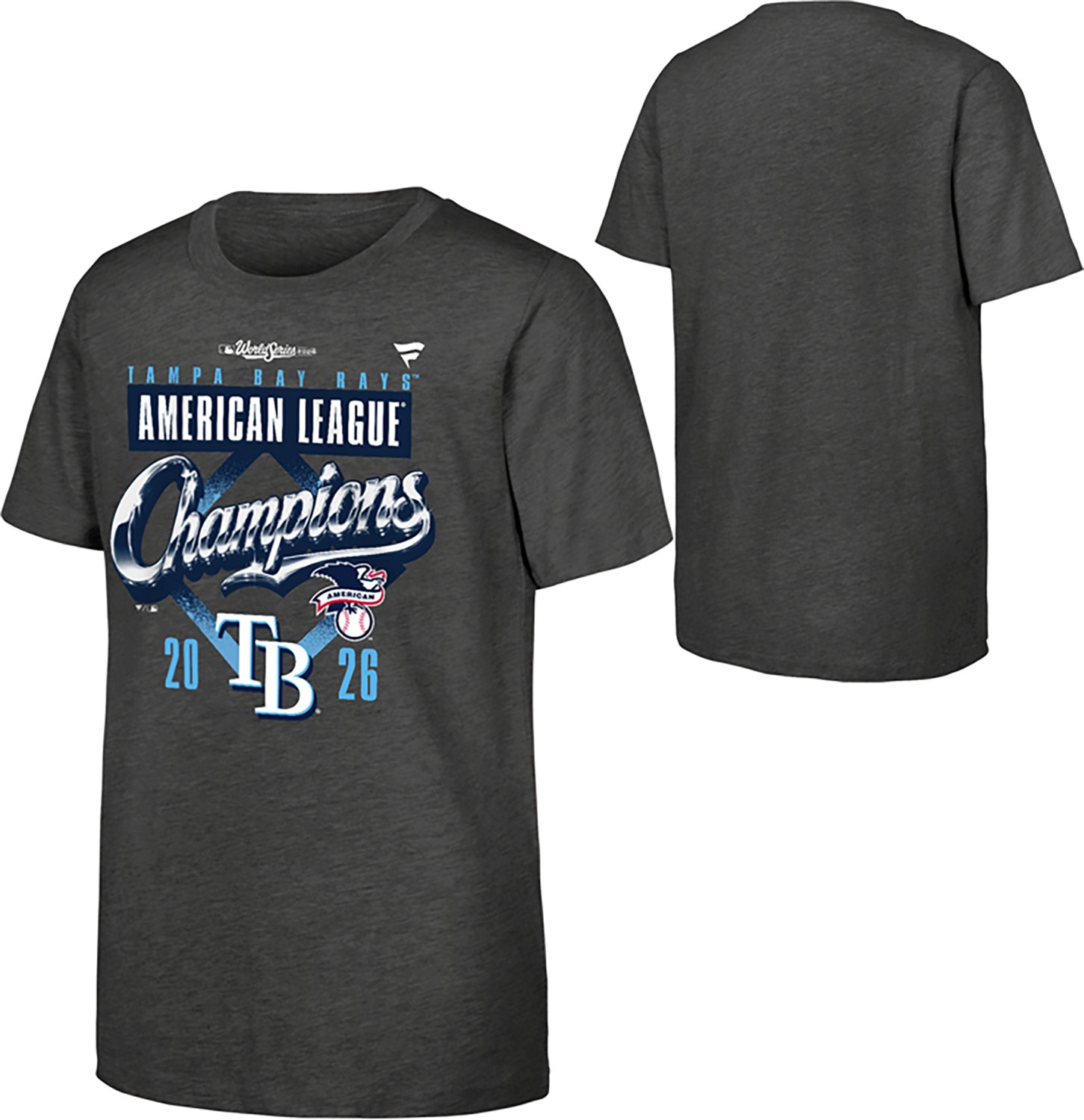 Fanatics Kids' Tampa Bay Rays 2026 World Series Bound Locker Room T-shirt - view number 3