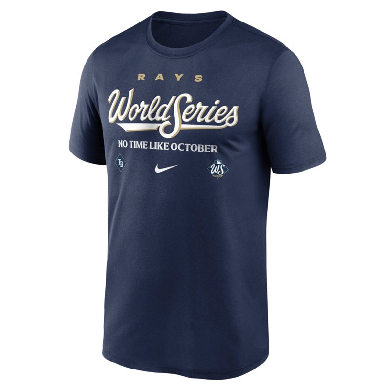 Tampa Bay Rays 2026 World Series Participant Authentic Collection Nike Men's Dri-FIT MLB T-Shirt in Blue | NKGK44BRAW-W6A