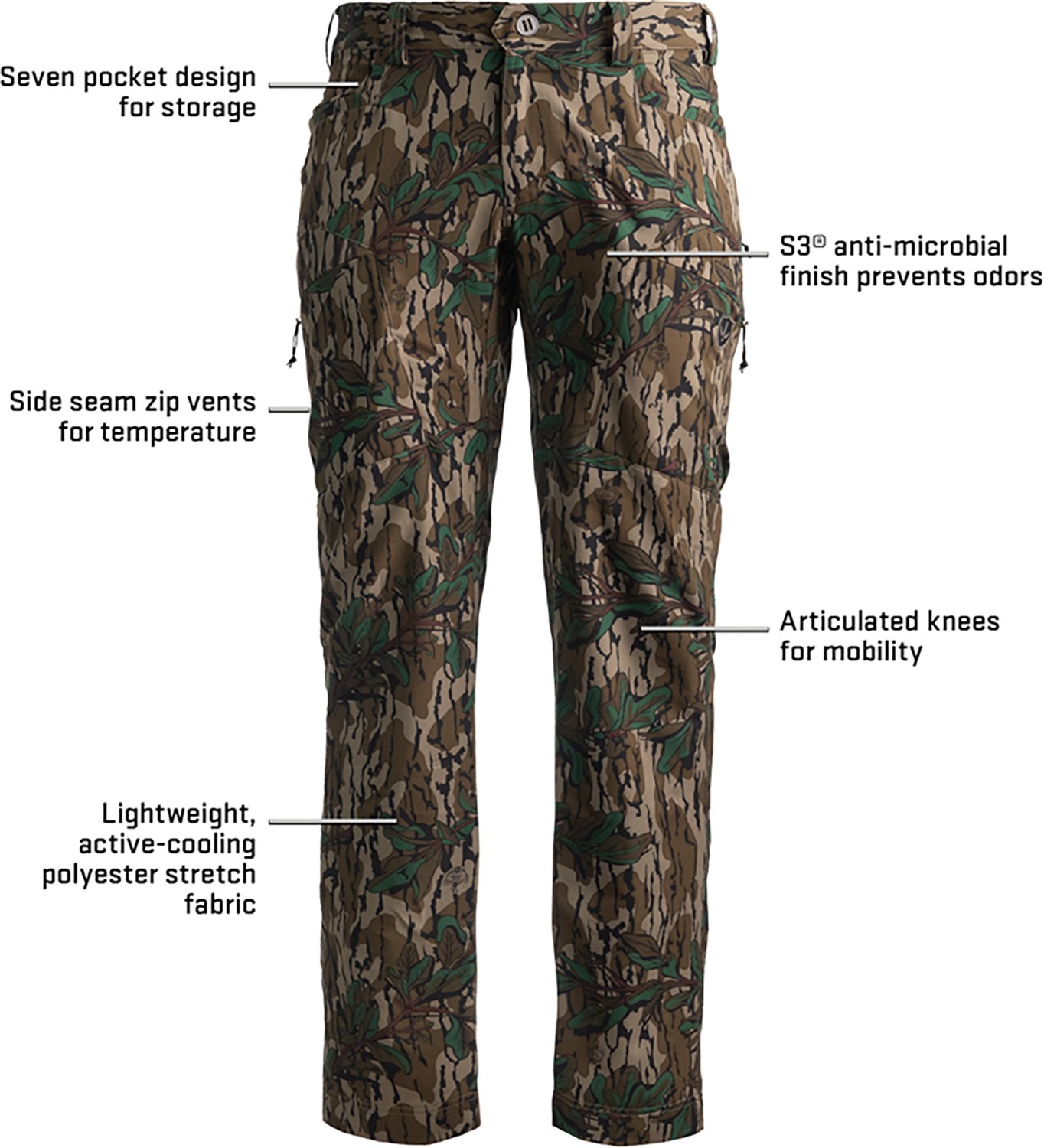 Blocker Outdoors Men's Finisher Lightweight Turkey Pants - view number 5