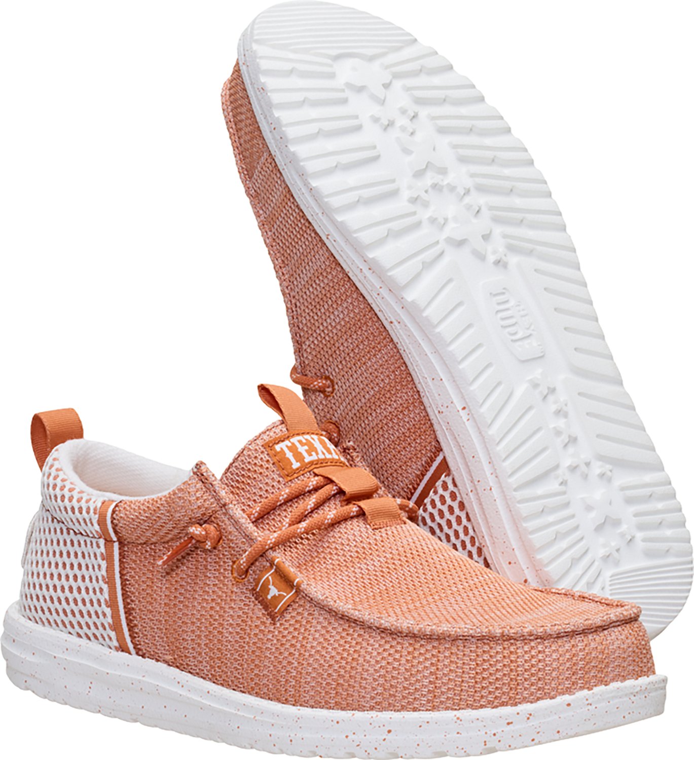 HEYDUDE Men's University of Texas Wally Funk STRETCH SOX Shoes - view number 6