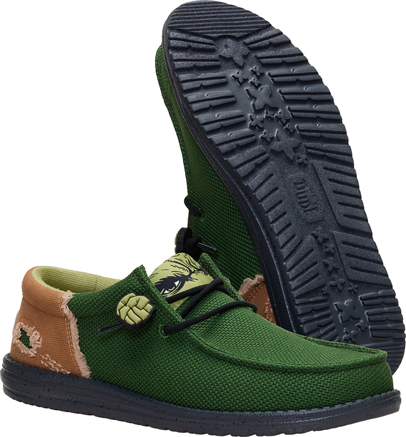 HEYDUDE x Marvel Studios Men's Wally Funk Hulk Shoes - view number 6