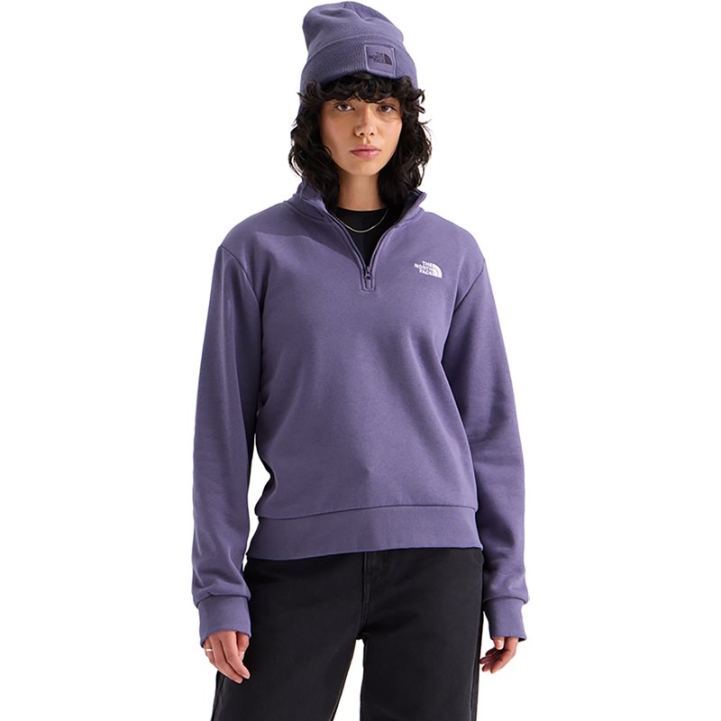 The North Face Women’s Evolution Simple Dome Regular ¼ Zip (Size: Large): Grounded Plum