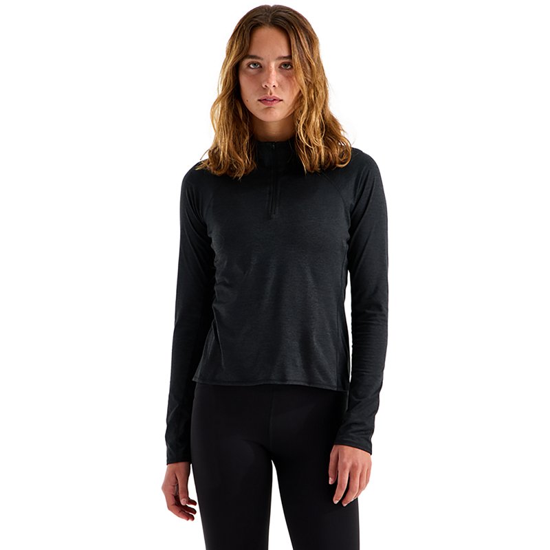 The North Face Women’s Jaida ¼ Zip (Size: Small): Black Dark Heather
