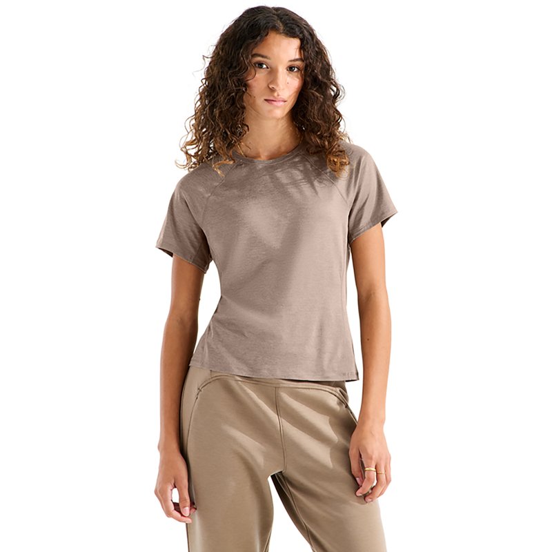 The North Face Women’s Jaida Short-Sleeve T-Shirt (Size: Small): Garnet Light Heather