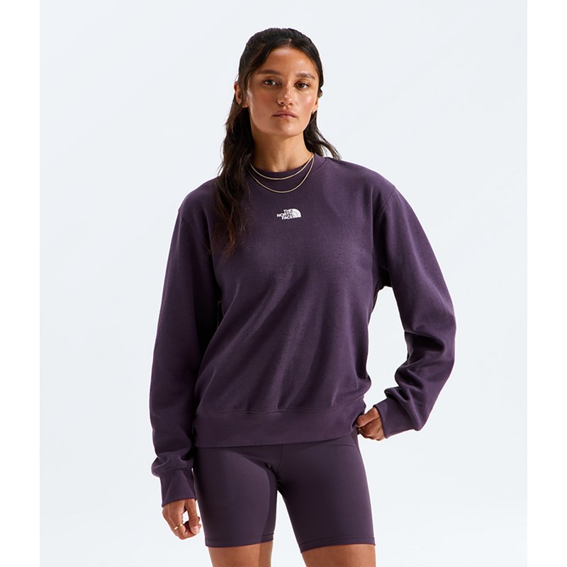 The North Face Women’s TNF™ Double Knit Crew Shirt (Size: Small): Endless Dusk