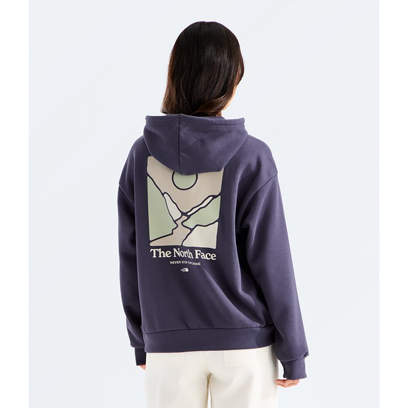 The North Face Women’s Evolution Monte Oversize Hoodie Sweatshirt (Size: Medium): Endless Dusk