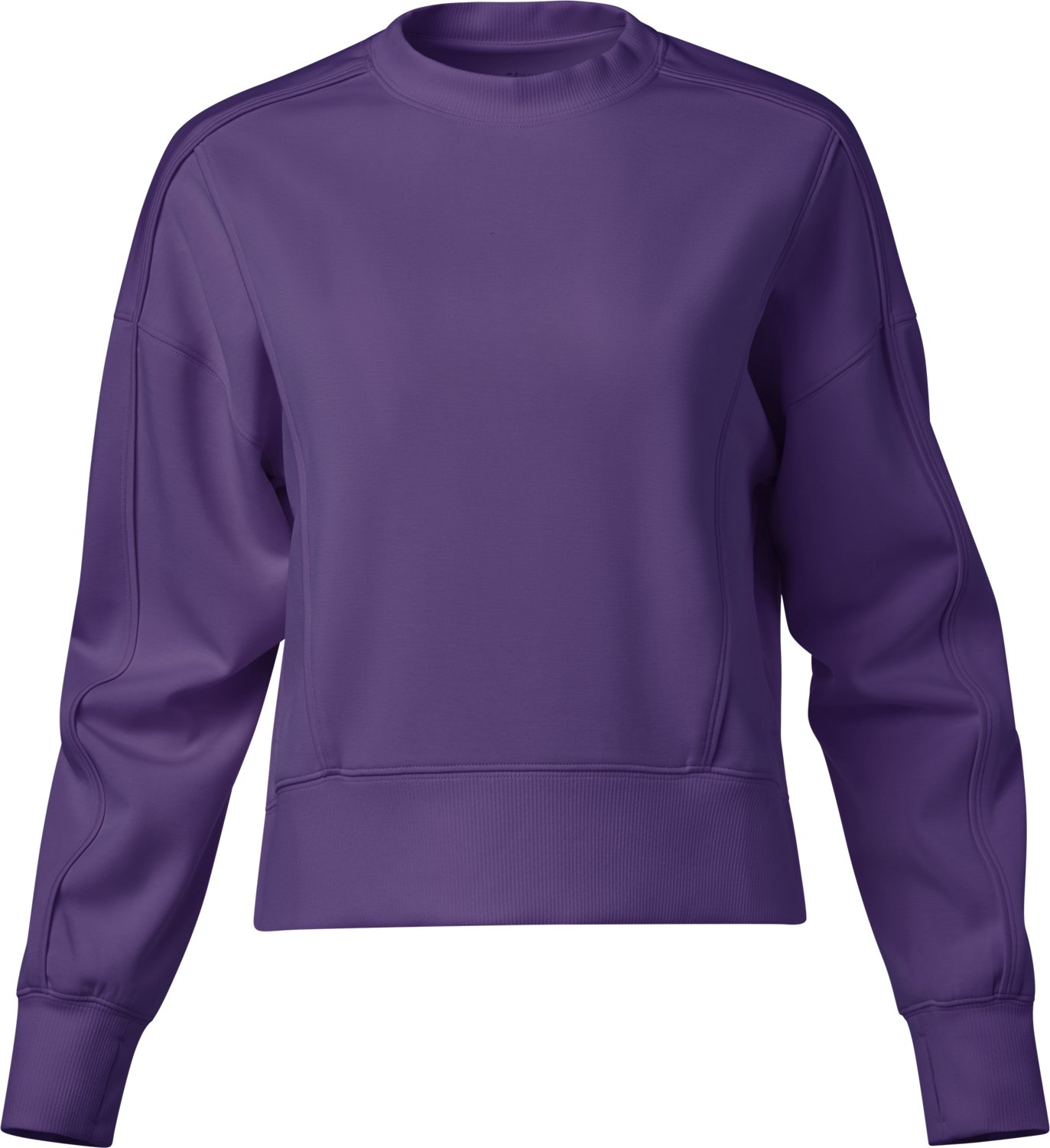 BCG Women's Double Knit Piped Long Sleeve Shirt - view number 3