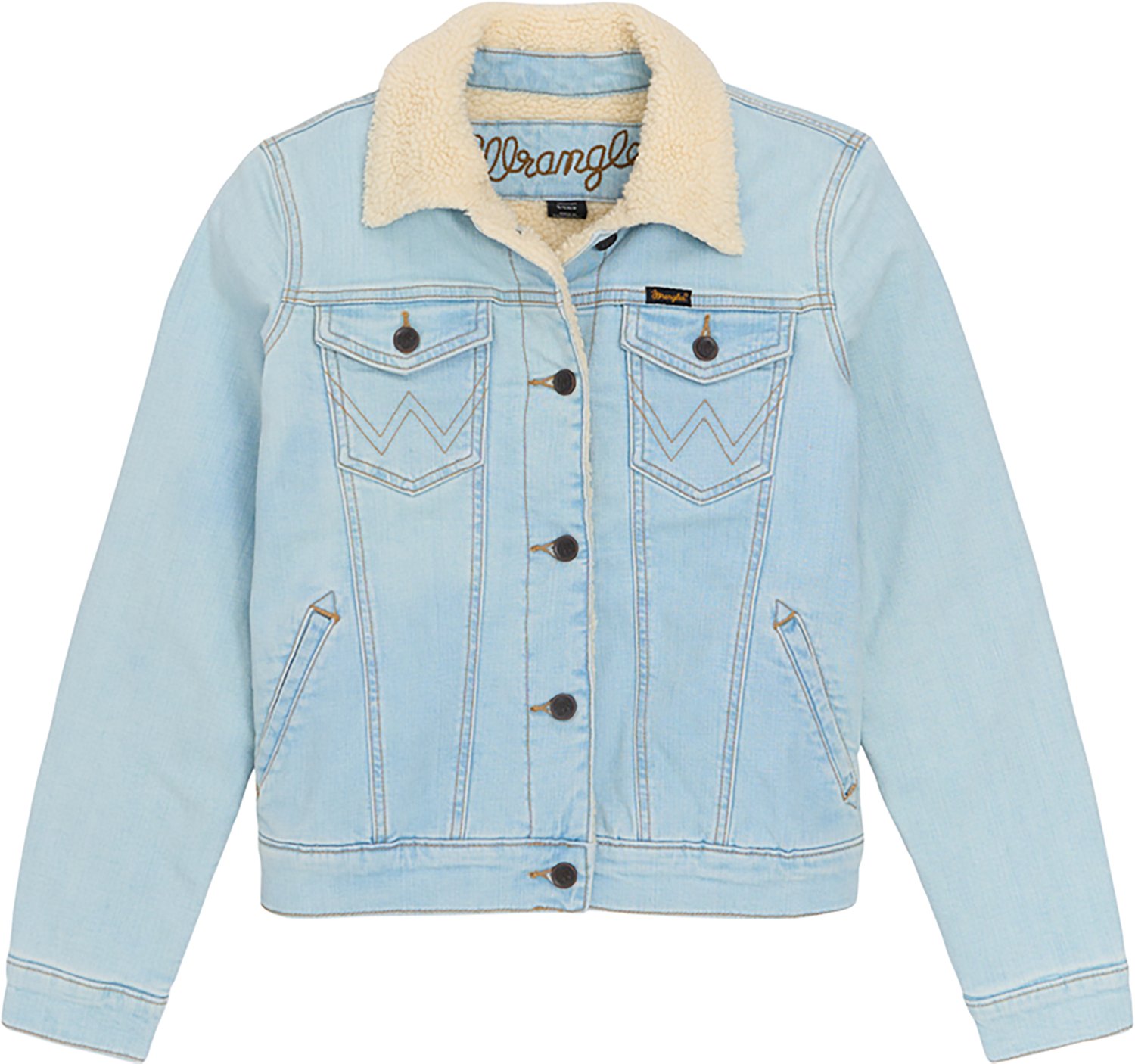 Wrangler Women's Classic Western Sherpa Denim Jacket - view number 7
