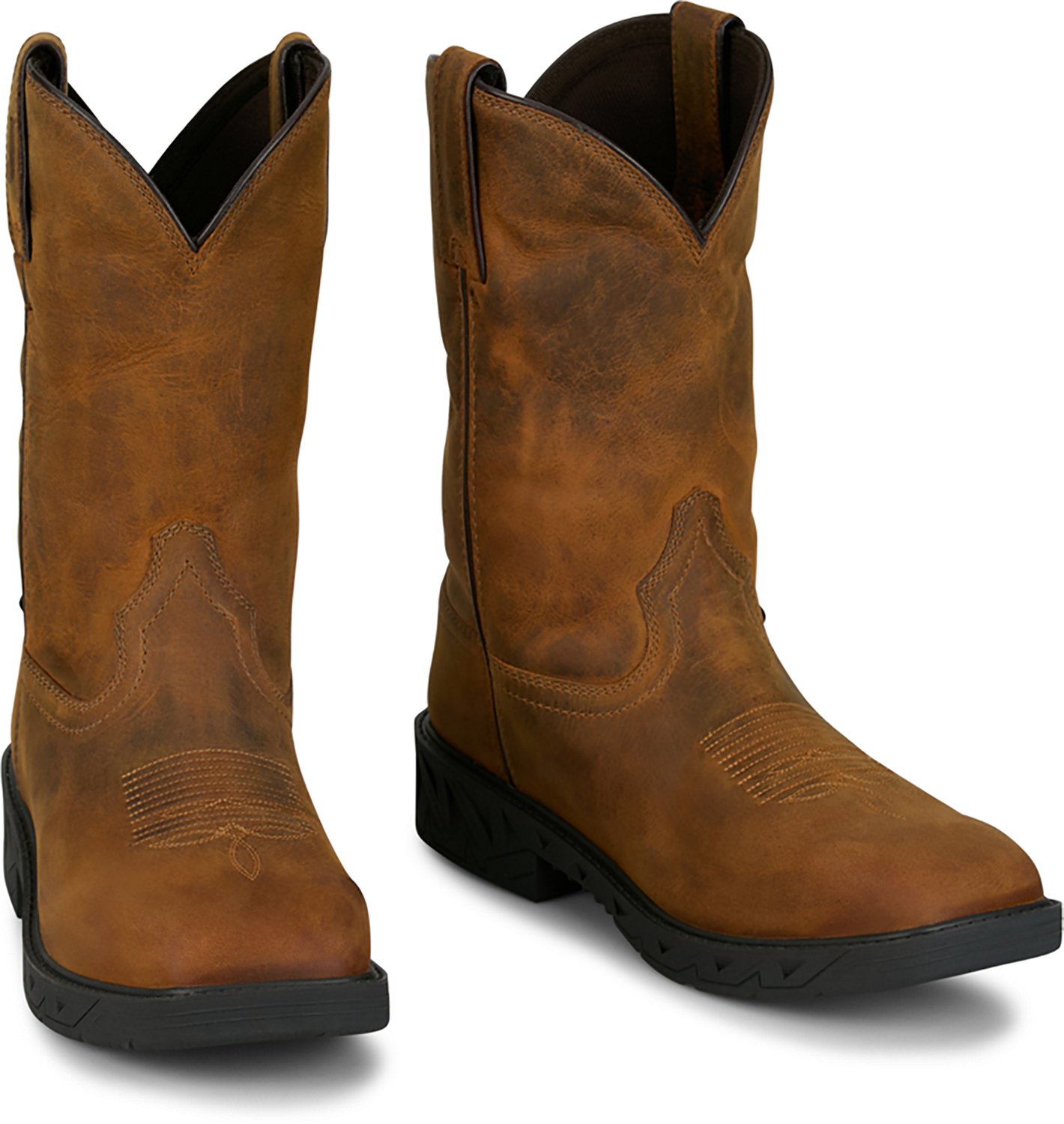 Justin Boots Men's Trencher Waterproof Work Boots - view number 4