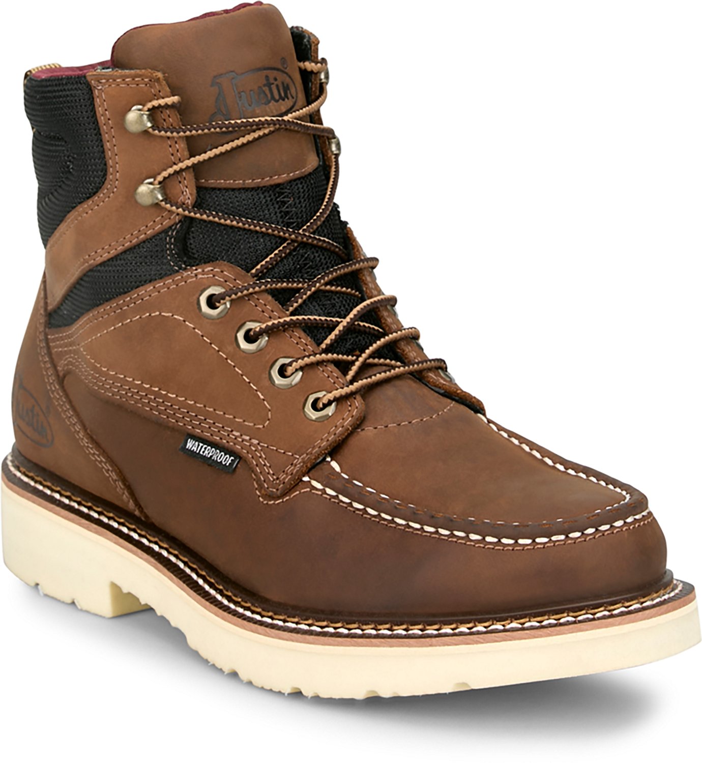 Justin Boots Men's Bristol Waterproof Work Boots | Academy