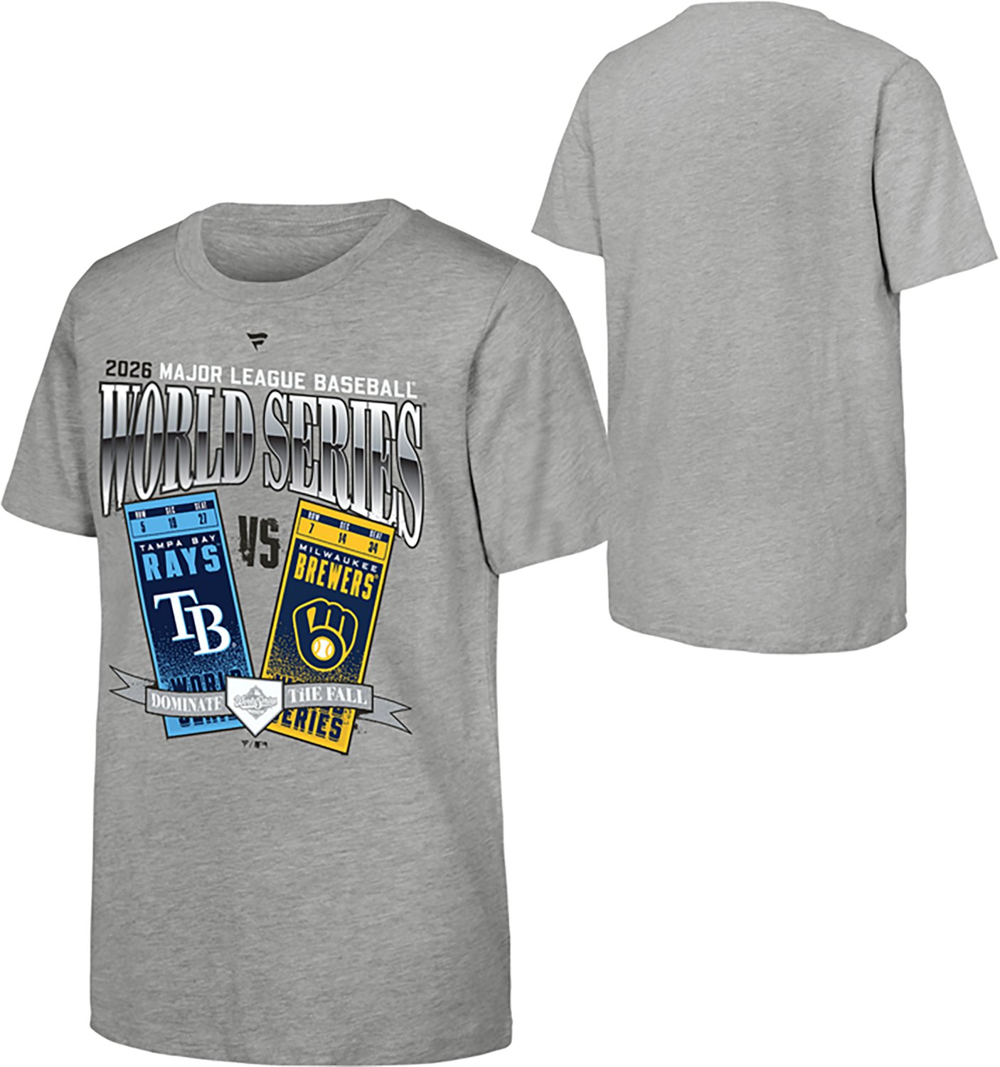 Fanatics Kids' Tampa Bay Rays 2026 World Series Match Up T-shirt - view number 3